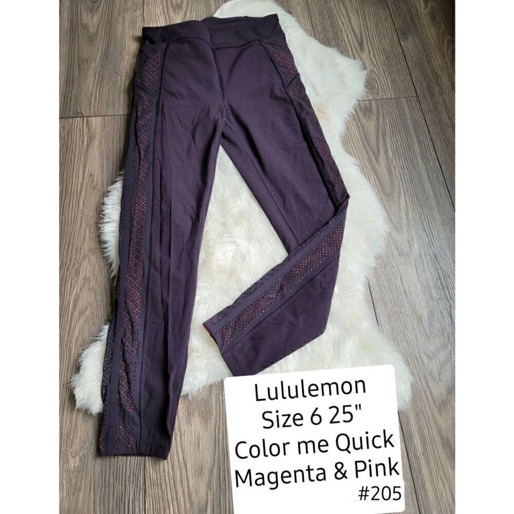 Lululemon Size 6 Color Me Quick - Picture 2 of 3